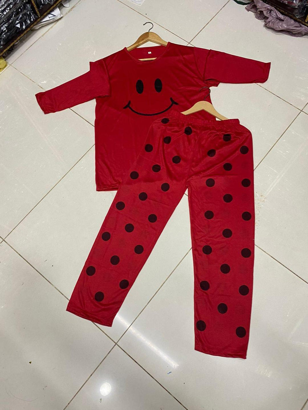 2 Pcs Women's Stitched Cotton Jersey Printed Night Suit